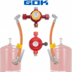 Регулятор давления газа Объединитель GOK для газовых баллонов 6шт